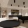 a game room with billiards