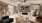 A spacious clubroom with a media area